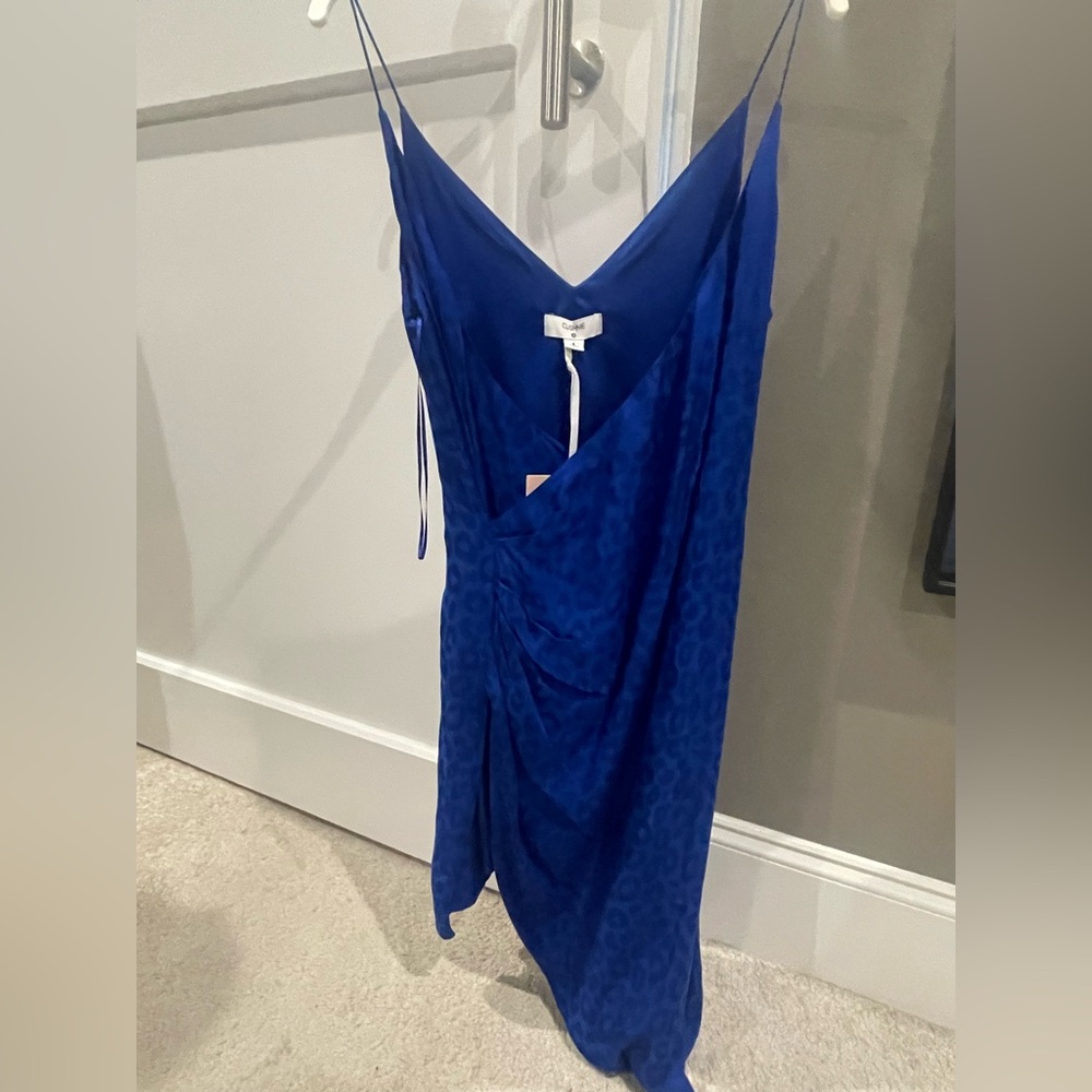 Cushnie Asymmetrical Dress in Blue